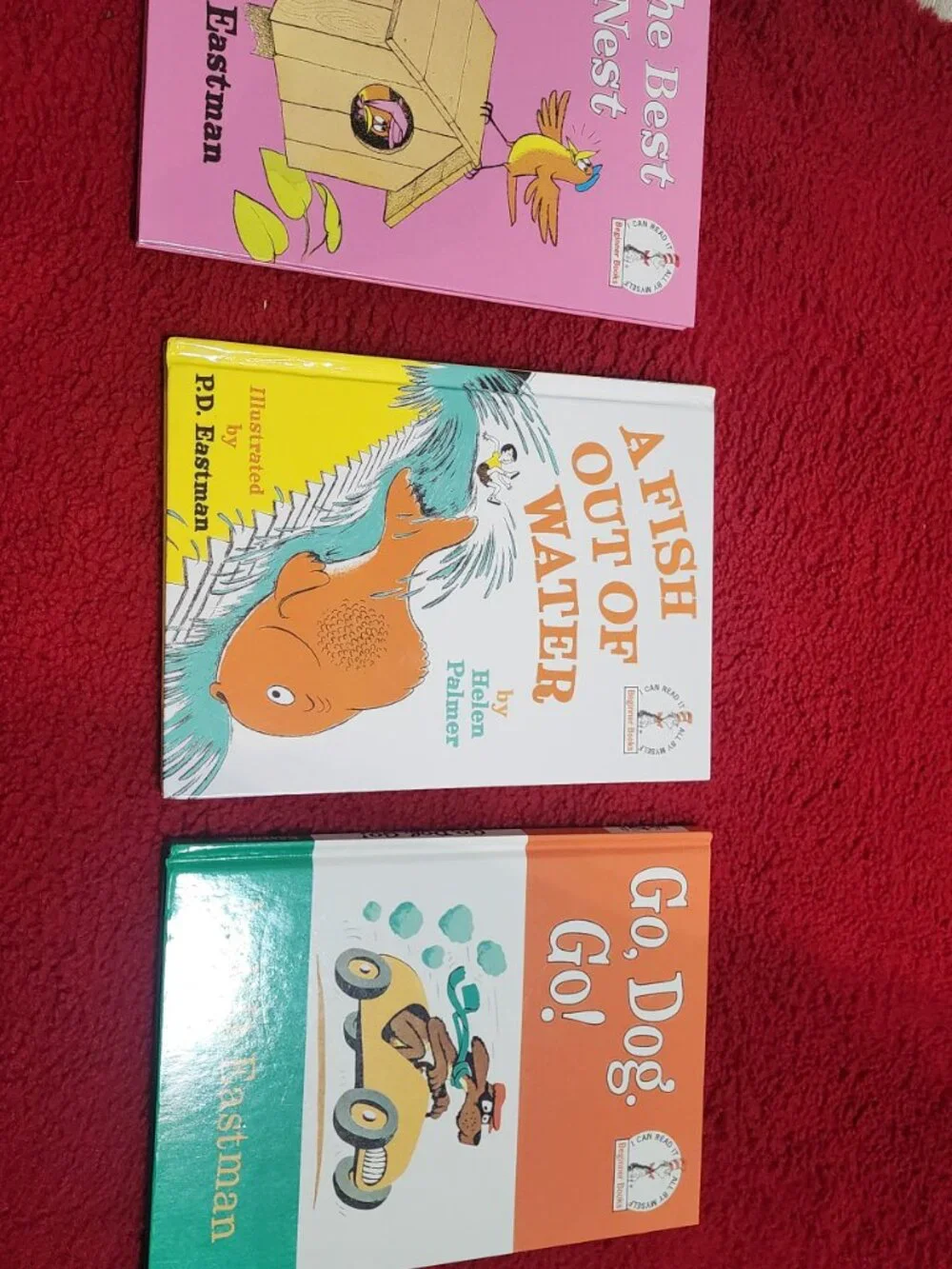 3 Beginner Books Hardcover Bundle – P.D. Eastman Classic Children’s Books